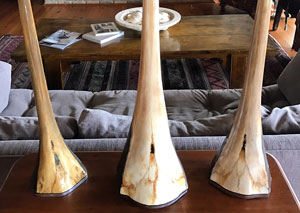 beautiful group shot of preserved marlin bill mounts