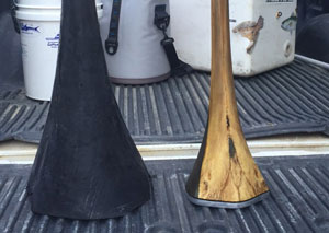 pair of marlin bills mounted